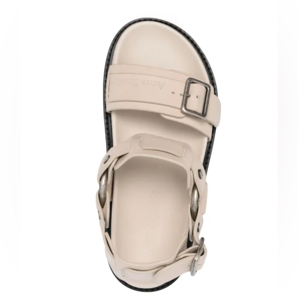 Acne Studios Balius Harness Sandal in Creme in Size 38 * BRAND NEW - Picture 4 of 12